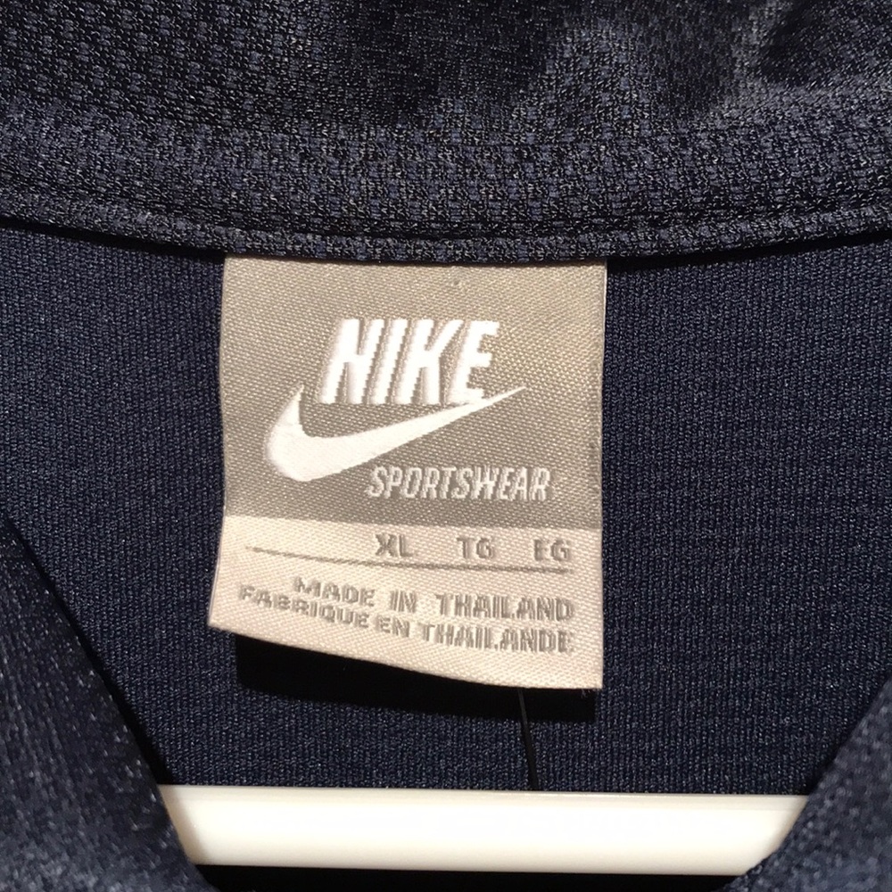 Nike Navy & White Polo Golf Athletic Shirt Size XL - Picture 5 of 8